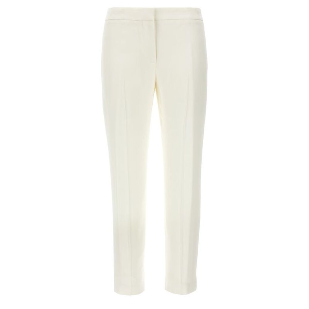 Alexander McQueen White Viscose Casual Women's Pants